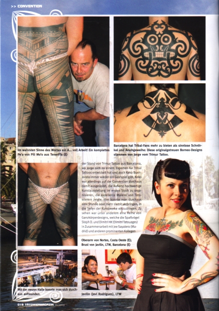 Barcelona Tattoo Convention 2008 in Tattoo Wier Magazin
